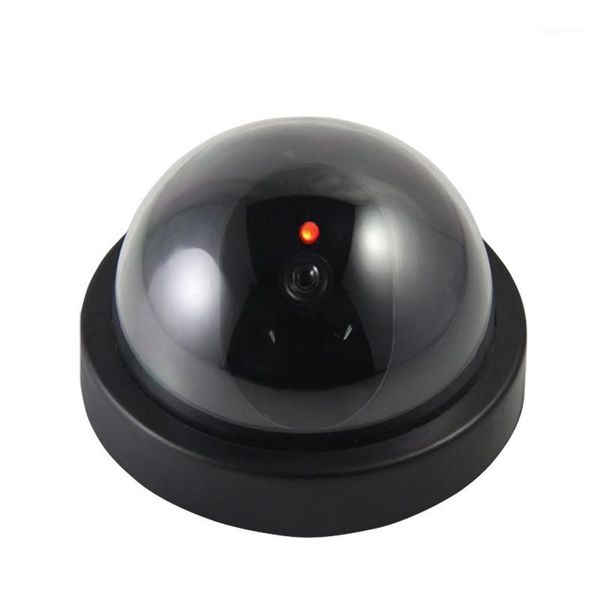

cameras lofam dummy fake camera indoor surveillance dome cctv security flashing red led light for home and office1
