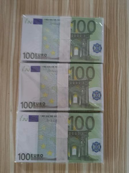 

euros prop money 100 eur bills paper money fake currency faux billet dollars 100 pcs/pack