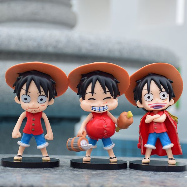 

iju4hpirate king hand made doll model tableornament lufei 3-person group creative animation peripheral children's toy gift9kjyu, Silver