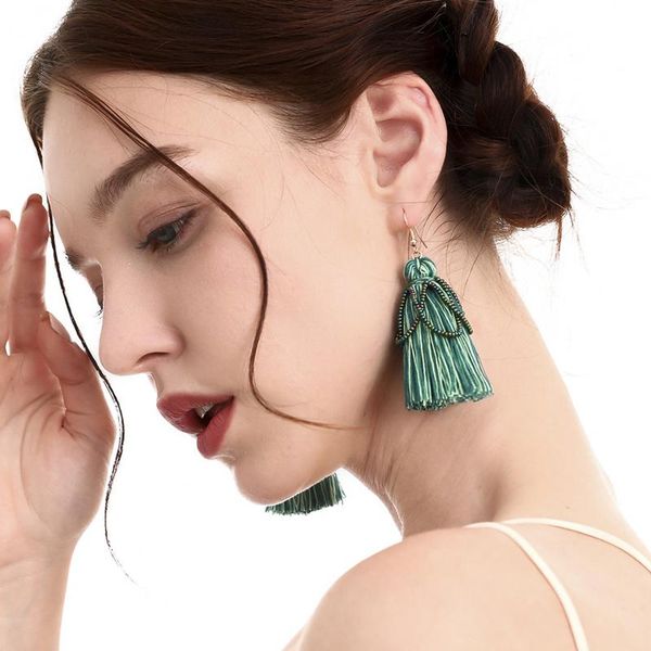 

1pair mini серьги tassels подвеска diy boho ювелирные изделия декоративные поставки женщины серьги ожерелье найти кисточкой обратная отгрузк