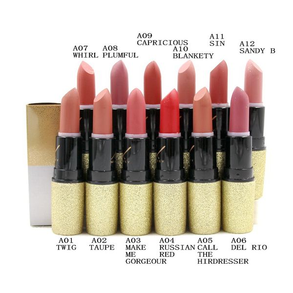 

gold lipstick matte lipsticks rouge a levres natural easy to wear good quality whole sale makeup lip stick
