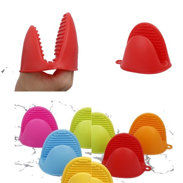 

silicone heat insulation glove small non slip convenient gloves oven cake bakeware microwave hand clip 1 05mt f2