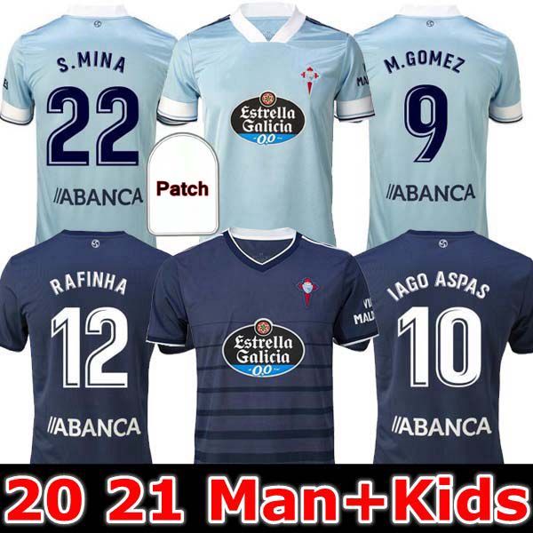 

man and kids 2020 2021 rc celta de vigo soccer jersey lobotka iago aspas santl mina kids football shirt sisto boufal camiseta futbol kit, Black;yellow
