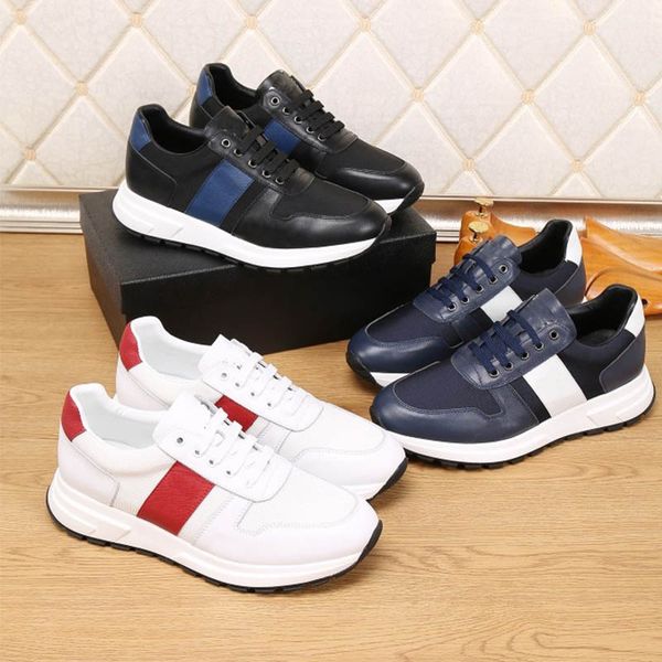 Designer de luxo Sapatos homens triplos brancos preto azul baixo pai velho tênis designers de designers combinados solas de moda masculina sapato casual