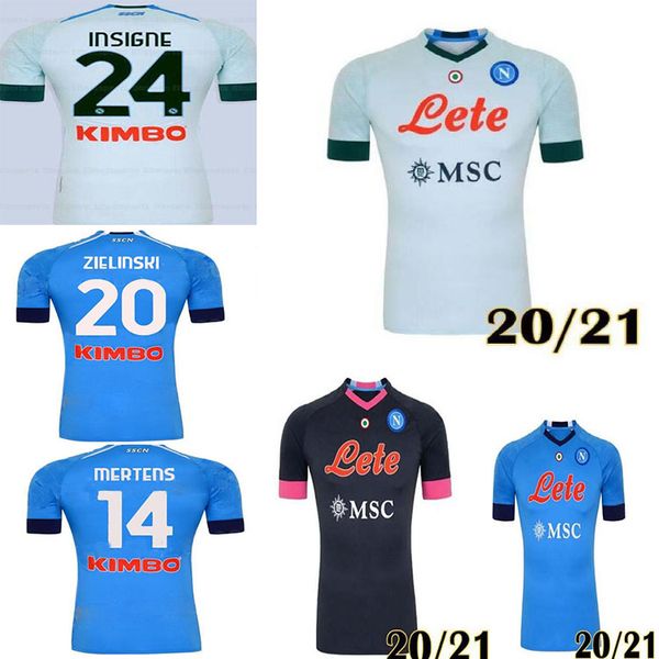 

20 21 naples football jerseys naples calcio maradona koulibaly osimhen insigne mertens h. lozano maillots men kids kits football, Black;yellow