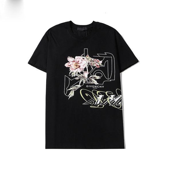 

new casual men's fashion designer printed t-shirt short sleeve designer men's fashion loose streetwear t-shirt s-2xl, White;black