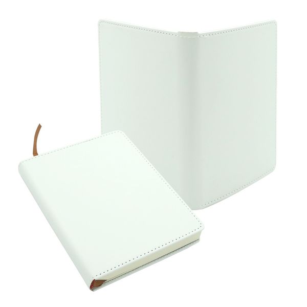 A4 A5 A6 Sublimation Blanko Journal Notizblöcke Einfarbiges weißes Wärmeübertragungs-Notizbuch mit individuellem Druck