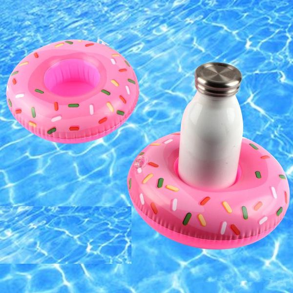 

drink pool float holder swimming flamingo inflatable air mattresses pineapple donut for cup kids bath toy epacket 1 nn42i