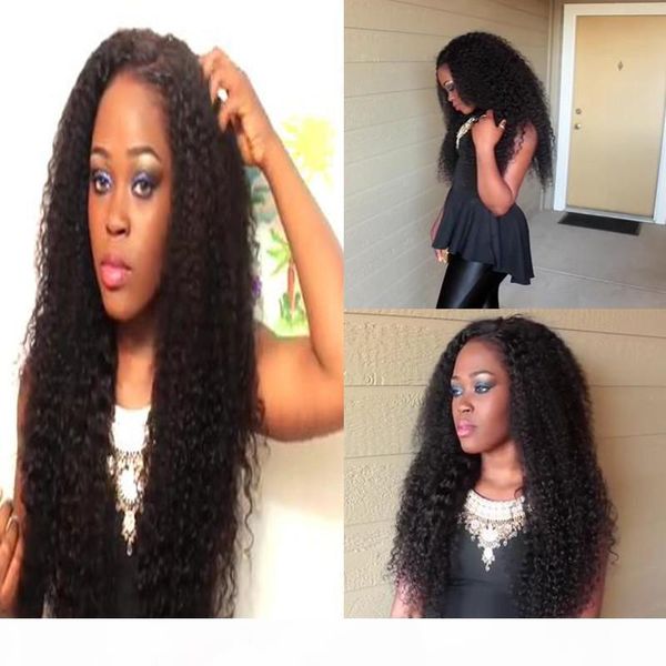 

8a deep wave full lace human hair wigs for black women with baby hairfull lace wigs glueless lace front human hair wigs, Black;brown