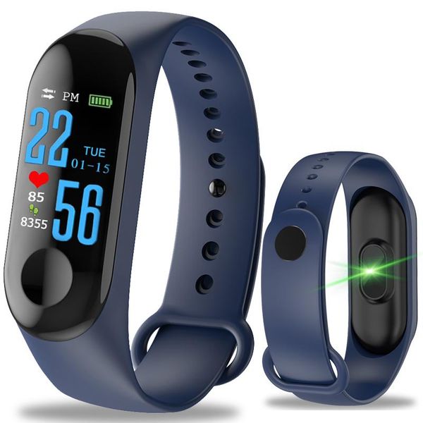 

chycet m3 smart bracelet blood pressure measurement watch heart rate monitor fitness tracker watch waterproof pedometer women v wmtaxu