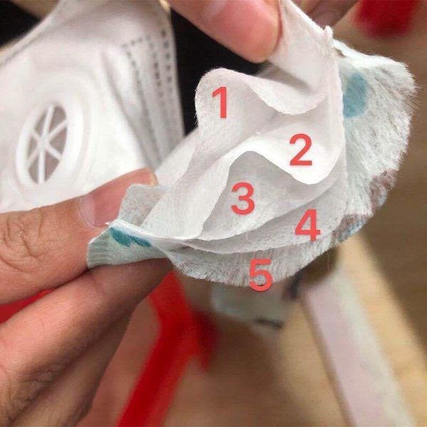 

protection cartoon 5 filter layers valve children breather face washable mask masks reusable safer more double pm2.5 bebtg