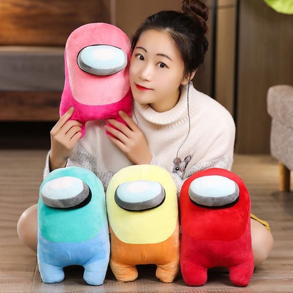 

new arrival among us game plush toy stuffed doll christmas gift cute red small among us plushie christmas child gifts wholesale