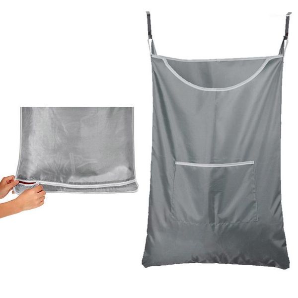 

dirty clothes wall mounted door back oxford cloth large capacity save space hanging laundry hamper household bathroom with hooks1