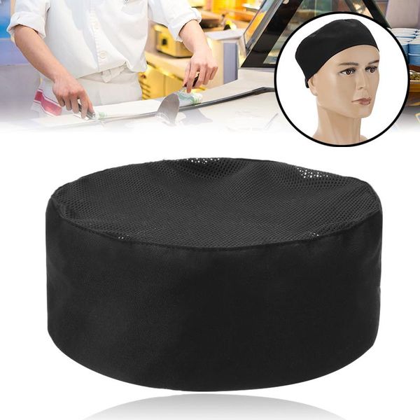 

professional chefs mesh cap for women men restaurant kitchen catering cooking hat work uniform adjustable wmtbvb