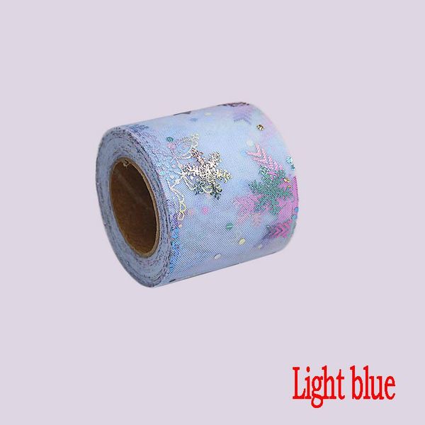 

25-х годов blitter snow tulle roll spool tutu юбка ткань вечеринка украшения органзы лазерный лук печать ленты diy аксессуар для волос аксес