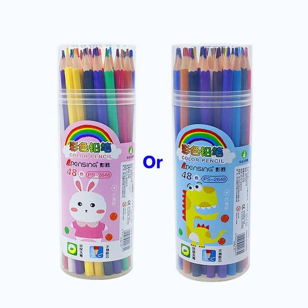 

12 18 24 36 48 colored pencils non toxic wood oily pencil drawing pencil set hand painted art pencils for kids school wmtigl