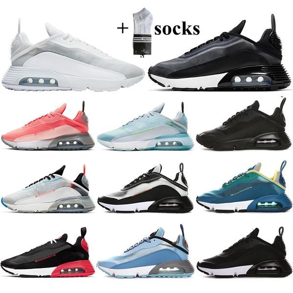 

2090 running shoes for men women sneaker pure platinum bred triple black white light blue pn dust 2090s chaussures trainer sports