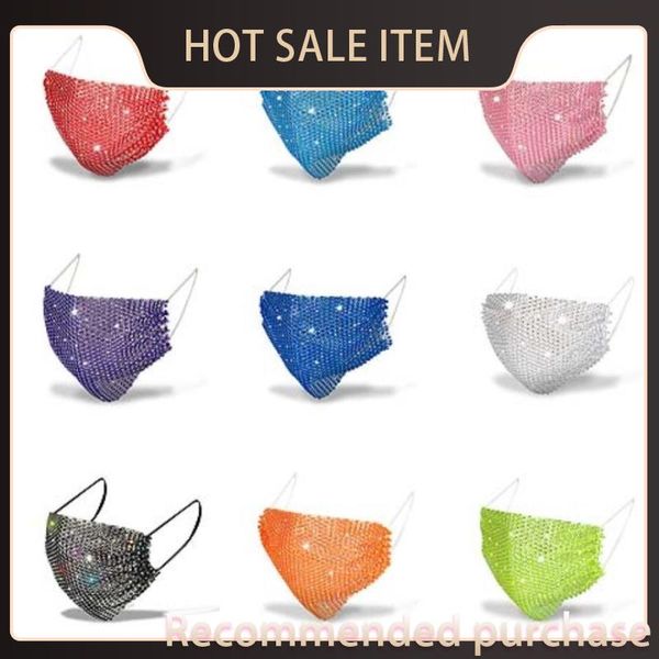 

face masks women silk anti dust fashion pollution ice party washable cat bling rhinestone panda masks mask#308 printed uwbnj