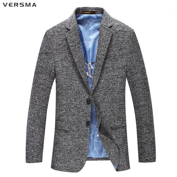 

versma 2021 men suit blazer masculino male costume homme suit jacket men blazer styles casual masculine jacket coat1, White;black