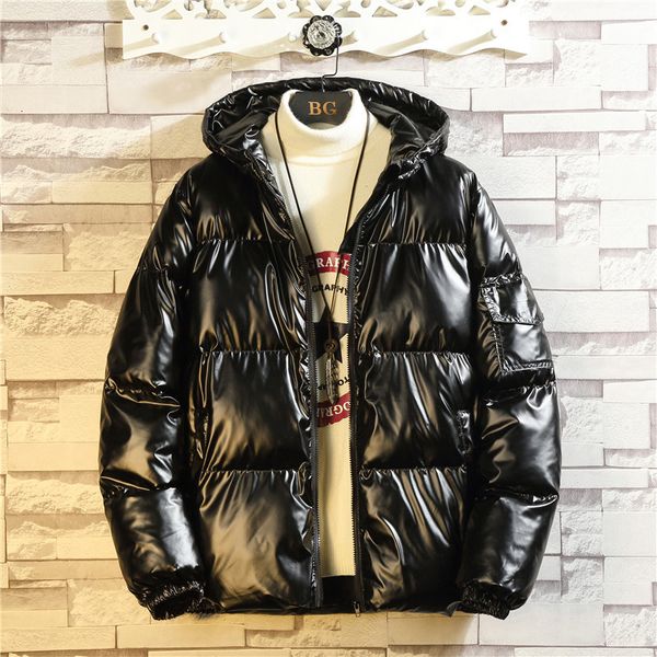 

2021 new brand clothing casual warm black grey hooded winter jackets men's parkas windbreakers coats k8tj