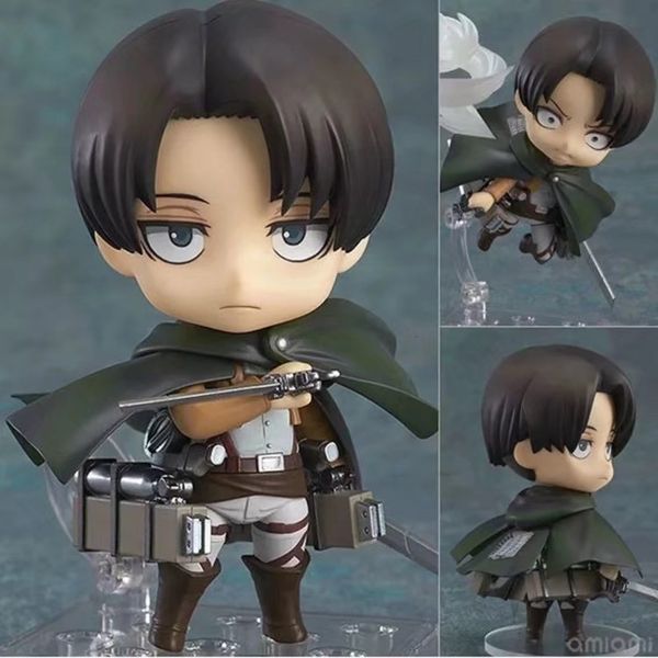 

in stock] attack on titan q version levi ackerman anime figures garage kit