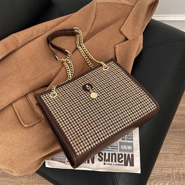 

cross body houndstooth shoulder crossbodyÂ messenger bag 2021 fashion sac a main femaleÂ handbags women's bags travel purse high quality