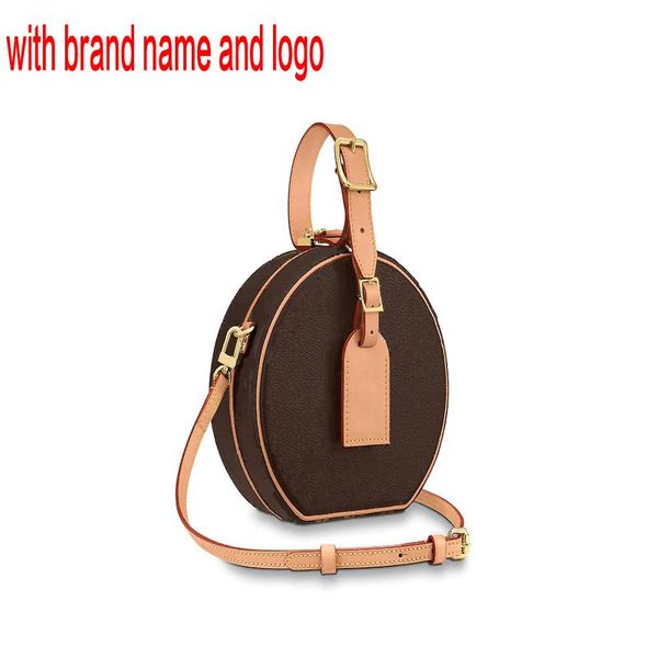 

boite 2020 m43514 boite petite chapeau mm pm handbag purse original cowhide trim canvas hatbox designer shoulder bags crossbody qynf 9scd5
