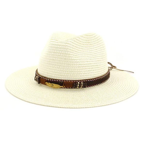 

women hats summer solid wide brim sun protective straw hats belted band casual big brim outdoor beach soft round sun, Blue;gray