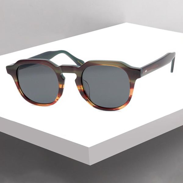 

sunglasses retro square acetate polarized for men women fashion sunglass driving fishing sun glasses with uv400 lenses, White;black