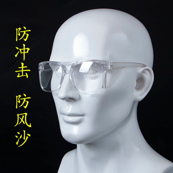 

glasses, goggles, labor protection eyes, motorcycle riding, cutting, grinding, dustproof, impact proof, male female windproof and sand, Black
