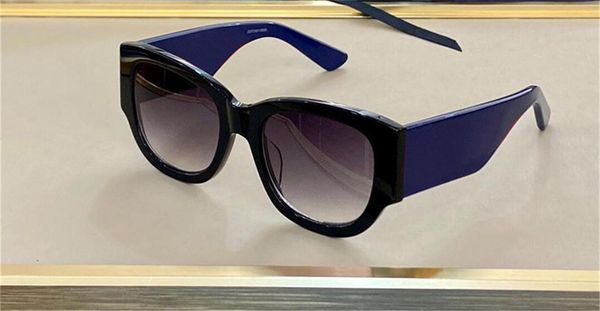 

new fashion design sunglasses 0275 large cat eye frame popular and generous uv 400 lens protection eyewear, White;black