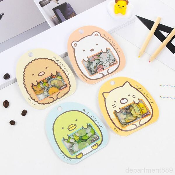 

kawaii sumikko gurashi diary label pack decorative mobile pvc scrapbooking diy stickers escolar papelaria owd2961