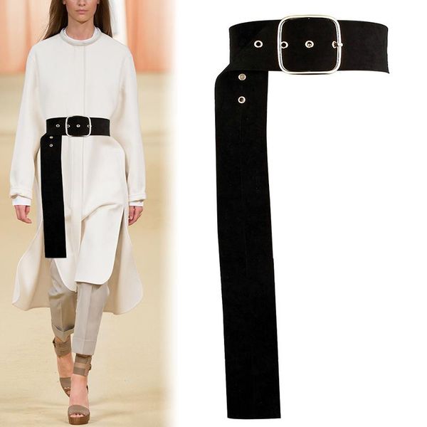 

belts long gold pin buckle belt sweater bundle waist skirt waistband down coat wide red velvet soft strap for women drop, Black;brown