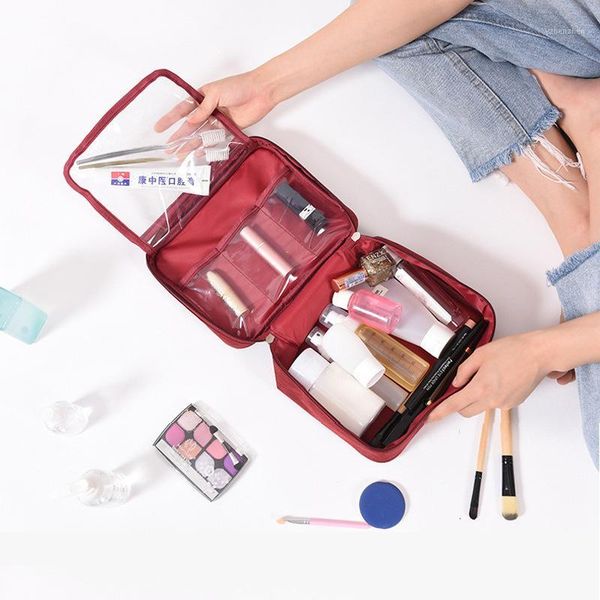 

cosmetic bags & cases 2021 bag waterproof wash ladies storage square makeup makeup1