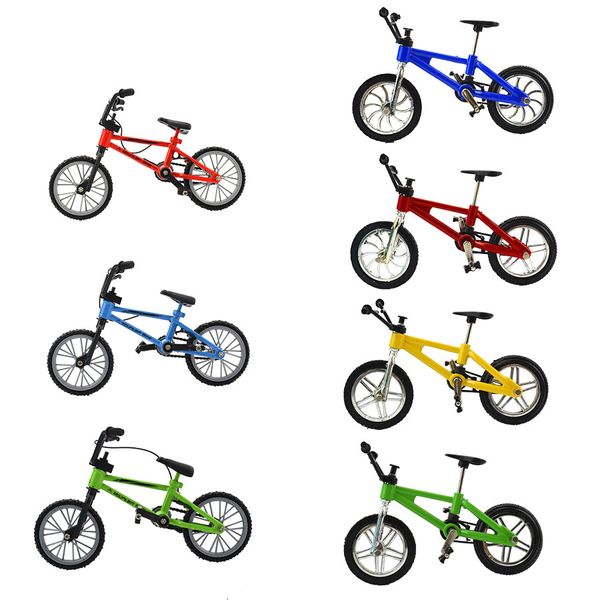 

1 pcs finger bmx bike toys for boys mini bike with brake rope alloy bmx functional mountain bicycle model toys for children gift