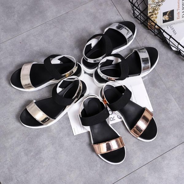 

dress shoes bomkinta 2021 summer women sandals open toe platform ankle wrap lady bohemia gladiator woman zapatillas, Black