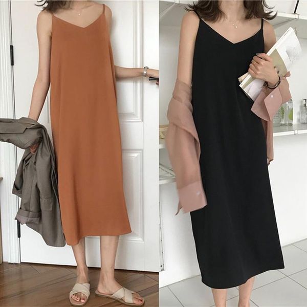 

сексуальное летнее платье женщин v шеи спагетти ремешок без рукавов boho универсальный пляж длинное платье элегантные повседневные достоприм, Black;gray