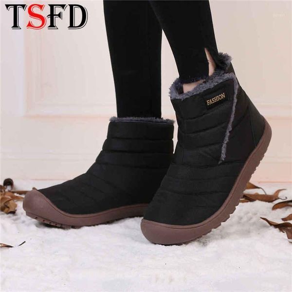 

boots high safety shoes warmest winter men big size footwear snow non-slip male plush casual boot black shoe b91