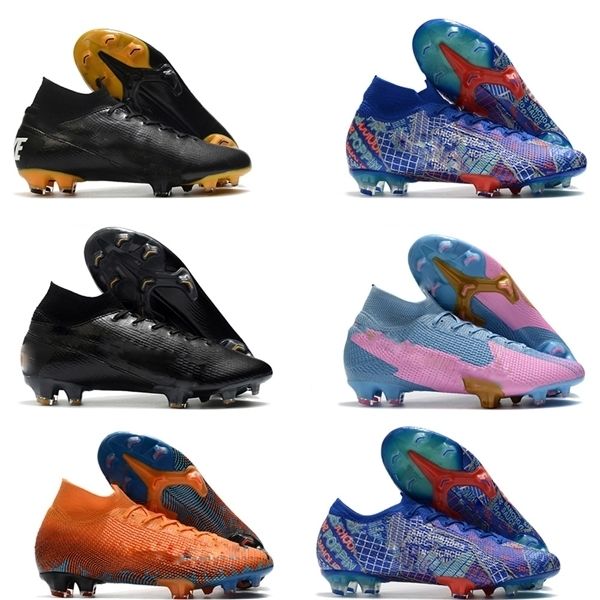 

women mens ankle football boots cr7 mercurial superfly 7 elite ag soccer shoes neymar acc superfly vii 360 ronaldo soccer cleats