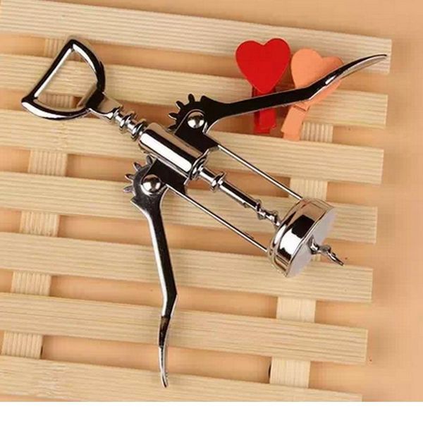 

1pcs stainless steel bottle opener waiter metal wine corkscrew bottle handle opener corkscrews 160 x 5 bbydec