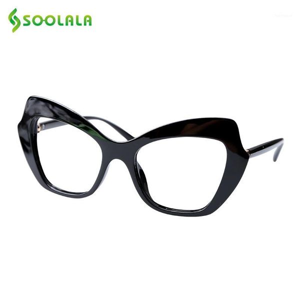 

soolala oversized butterfly women reading glasses cat eye presbyopic glasses for reading +0.5 0.75 1.0 1.25 1.5 2.0 2.5 to 4.01, White;black