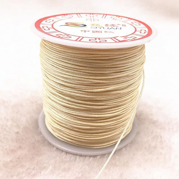 

100 м рулона 0,8 мм нейлоновый шнур резьба китайский узел макром шнур браслет плетеная струна diy кисточек бисером нить h bbywte