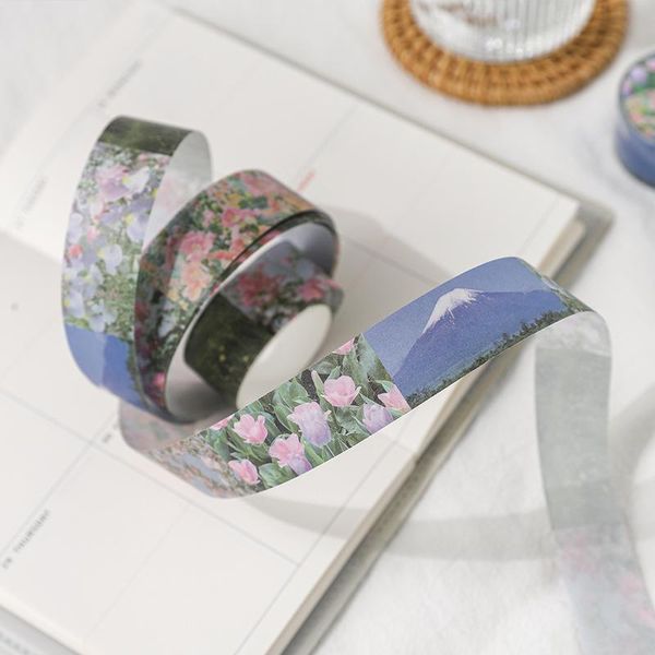 

2016 м sky moonlight цветочный пейзаж васильная лента украшения скрапбуки за маскировка ленты стикер папетеринка автоцеполянт канцтовары ч