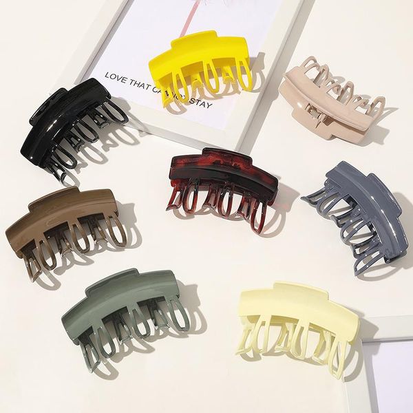 

elegant simple hair clip headband for washing girls hairpins colorful hollow hair claw crab barrette hair styling accessories q bbyxsu