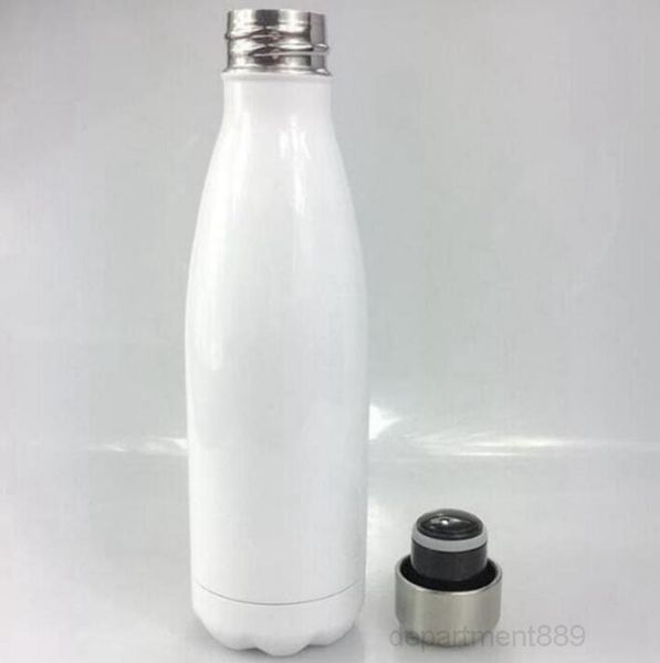 

sublimation cola bottle stainless steel thermos tumbler blank double wall water mug portable travel gift 500ml sea shipping owb2651