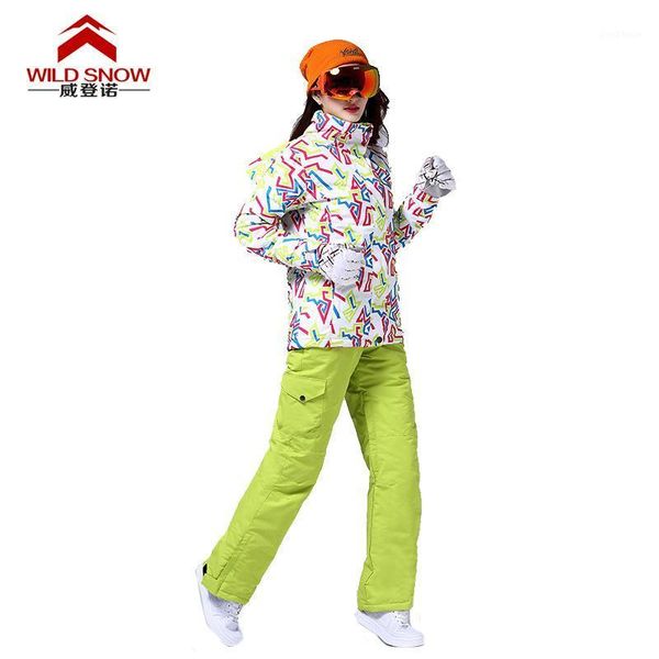

skiing jackets winter outdoors womens ski suit mountain waterproof windproof climbing snowboard jacket female1