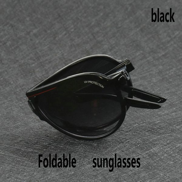 

woman driving folding sunglasses ladies fashion design men sunglasses cycling eyewear black sun glasses, White;black