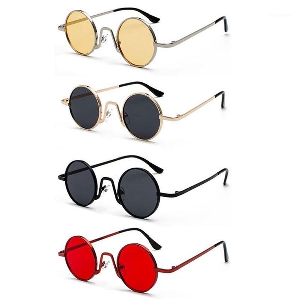 

new vintage round sunglasses brand design women men sunglasses luxury retro uv400 eyewear fashion shades1, White;black
