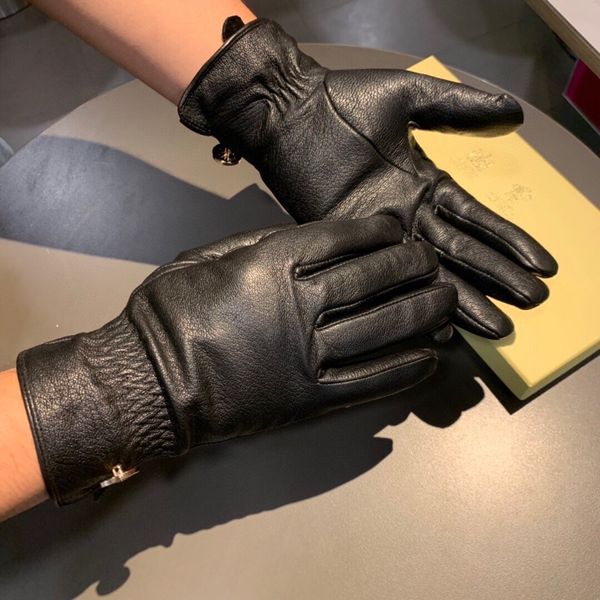 

wholesale-2020 new sheepskin men' gloves fashionable and versatile to keep warm and comfortable, Blue;gray