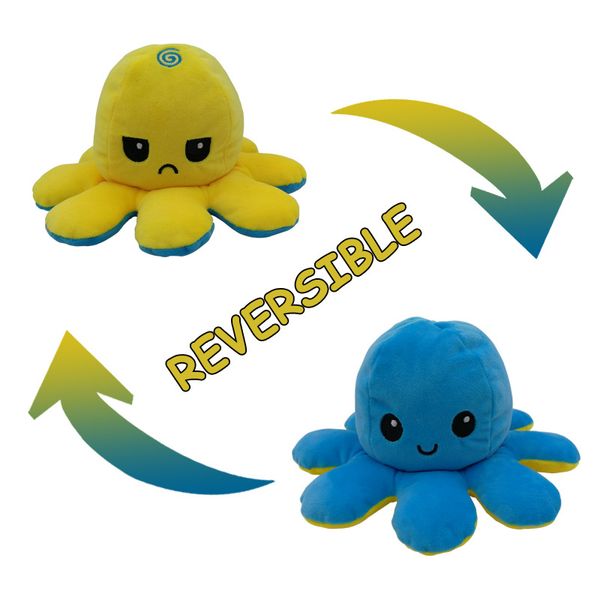 

ocs toys reversible flip stuffed plush dolls soft simulation reversible plush toys color chapter plush doll child toys xmas gift